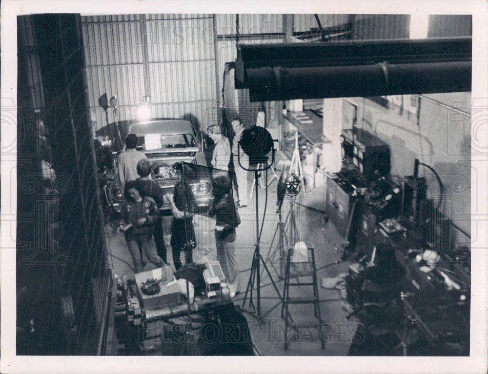 1971 St. Petersburg, Florida Speed Specialties &amp; Crew of Movie Jump Press Photo - Historic Images