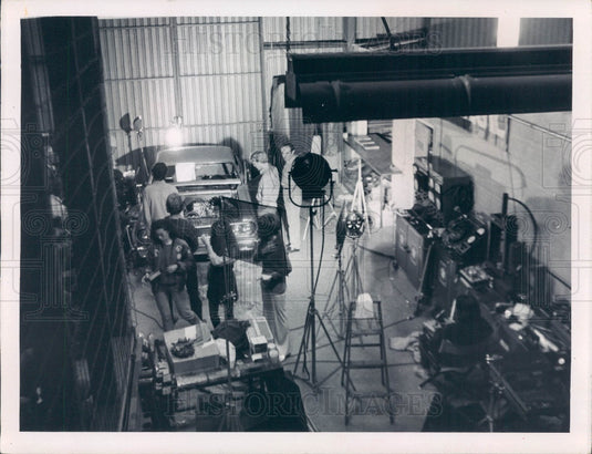 1971 St. Petersburg, Florida Speed Specialties & Crew of Movie Jump Press Photo - Historic Images
