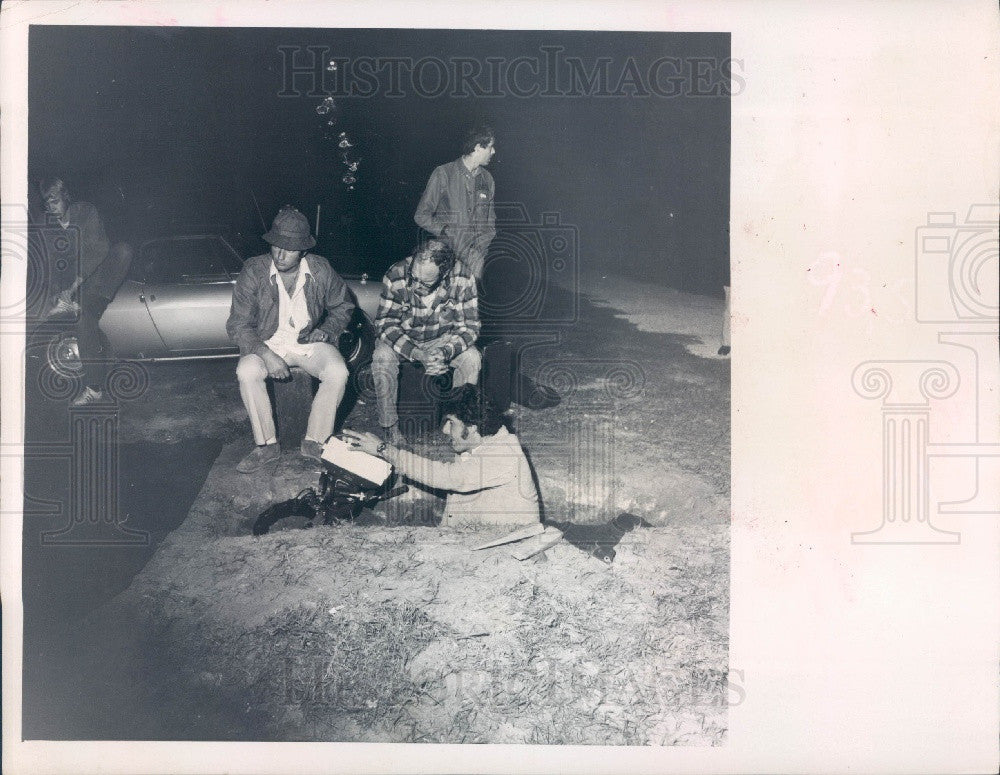 1972 Brooksville, Florida Filming Movie The Night Walker Press Photo - Historic Images