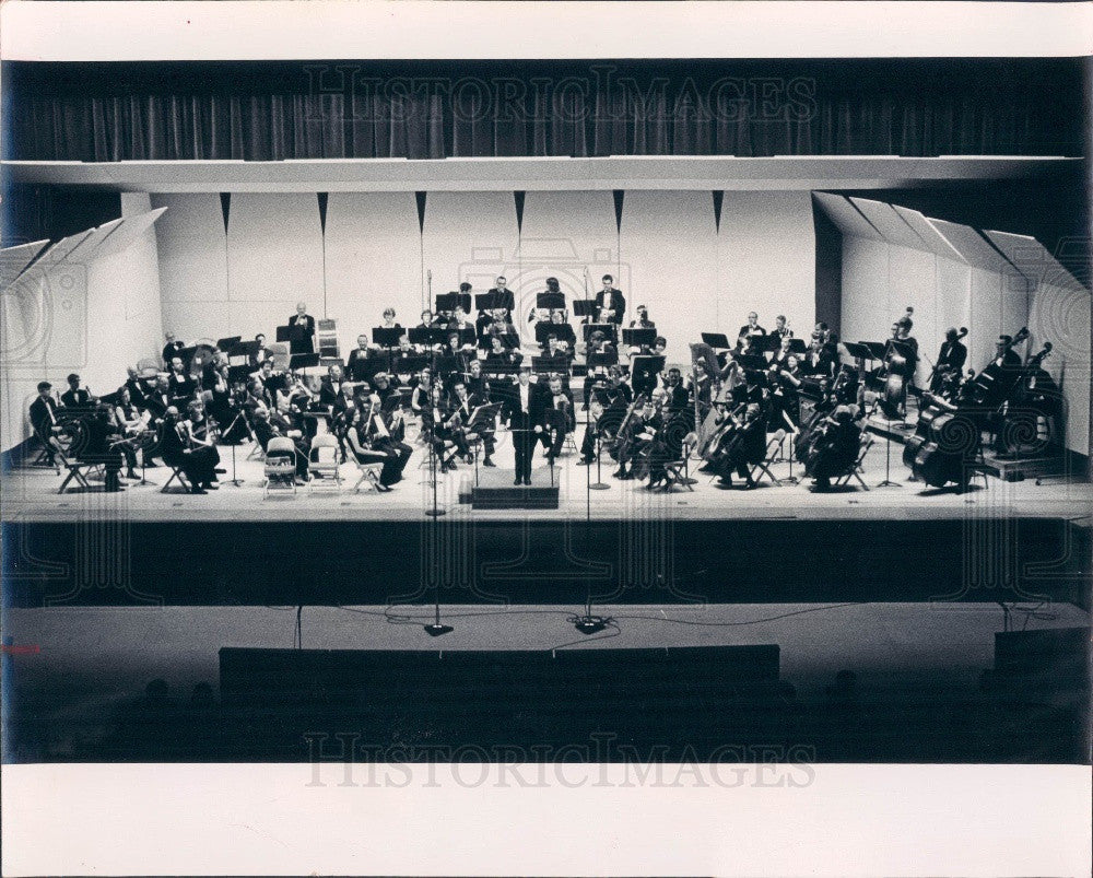 1966 St. Petersburg, Florida Symphony Orchestra Press Photo - Historic Images