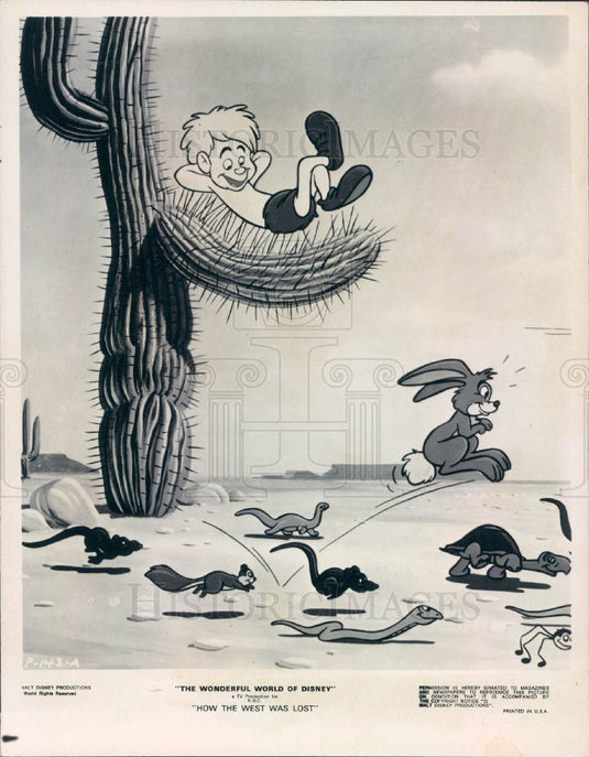 1973 Disney Cartoon Character Pecos Bill in How the West Was Lost Press Photo - Historic Images
