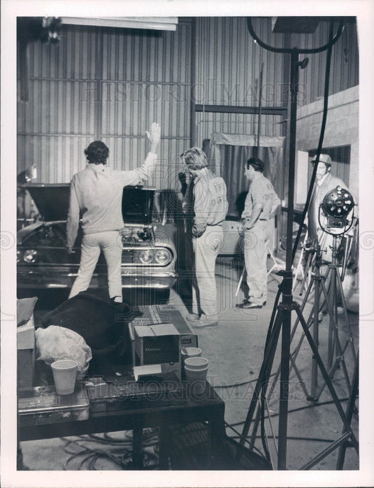 1971 Hollywood Actor & Movie Star Tom Ligon Filming Jump Press Photo - Historic Images