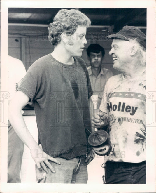 1972 Hollywood Actor/Producer/Writer Jack Conrad & Dub Taylor Press Photo - Historic Images