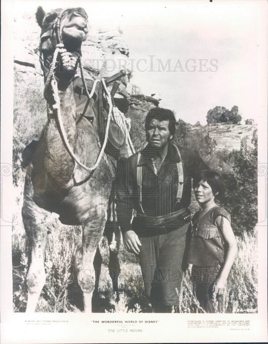 1976 Hollywood Actors James Garner & Clay O'Brien Press Photo - Historic Images