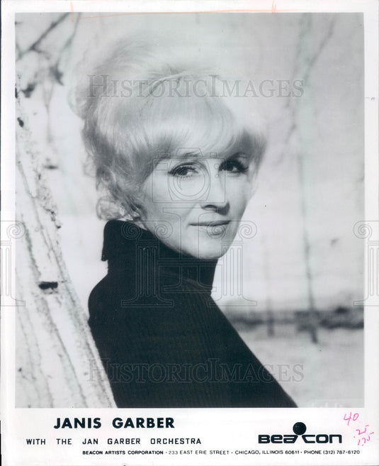 1974 Singer Janis Garber Press Photo - Historic Images