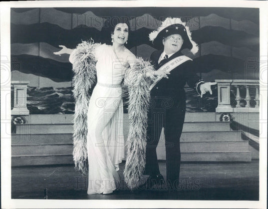 1982 Hollywood Actors Ann Miller & Mickey Rooney Press Photo - Historic Images