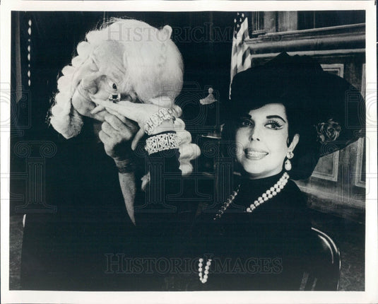 1982 Hollywood Actors Ann Miller & Mickey Rooney Press Photo - Historic Images