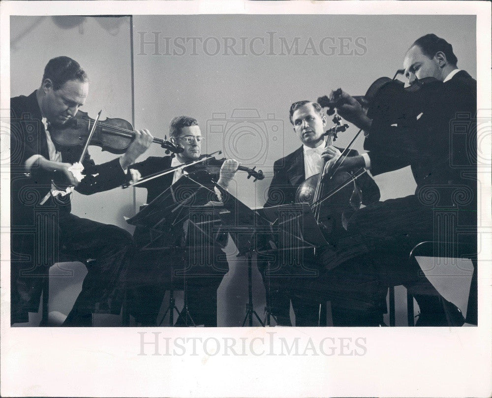 1961 Chicago&#39;s Fine Arts Quartet Press Photo - Historic Images