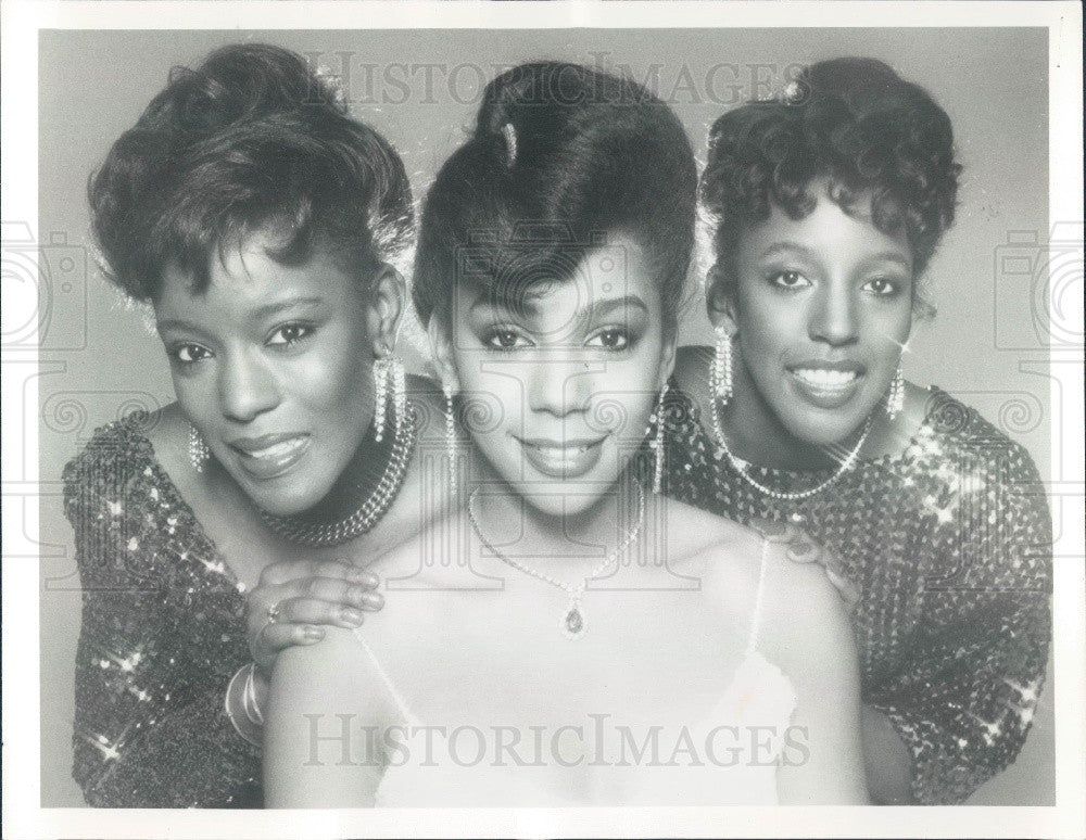 1987 Hollywood Actors Deitre Hicks/Octavia Lambertis/Noreen Crayton Press Photo - Historic Images