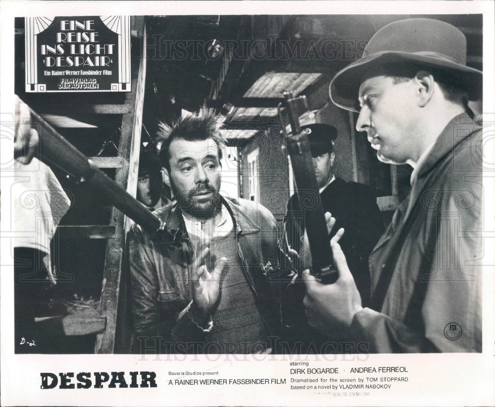 1979 Hollywood Actor Dirk Bogarde Press Photo - Historic Images