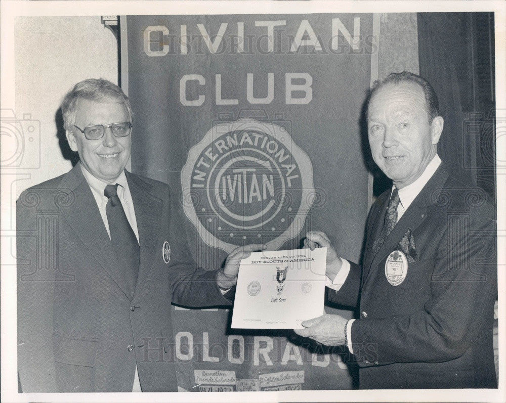 1975 Denver, Colorado Boy Scouts Council Robert Meinholtz Press Photo - Historic Images