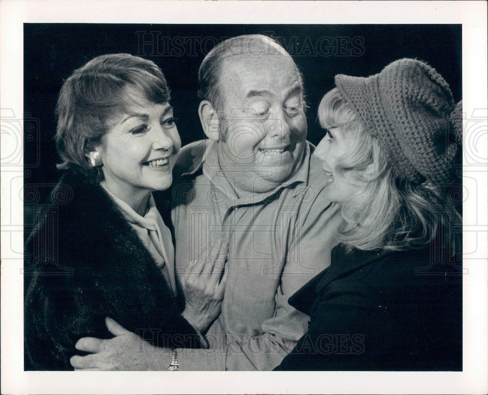 1972 Hollywood Actors Lynn Bari/Sam Kressen/Judy Guyll Press Photo - Historic Images