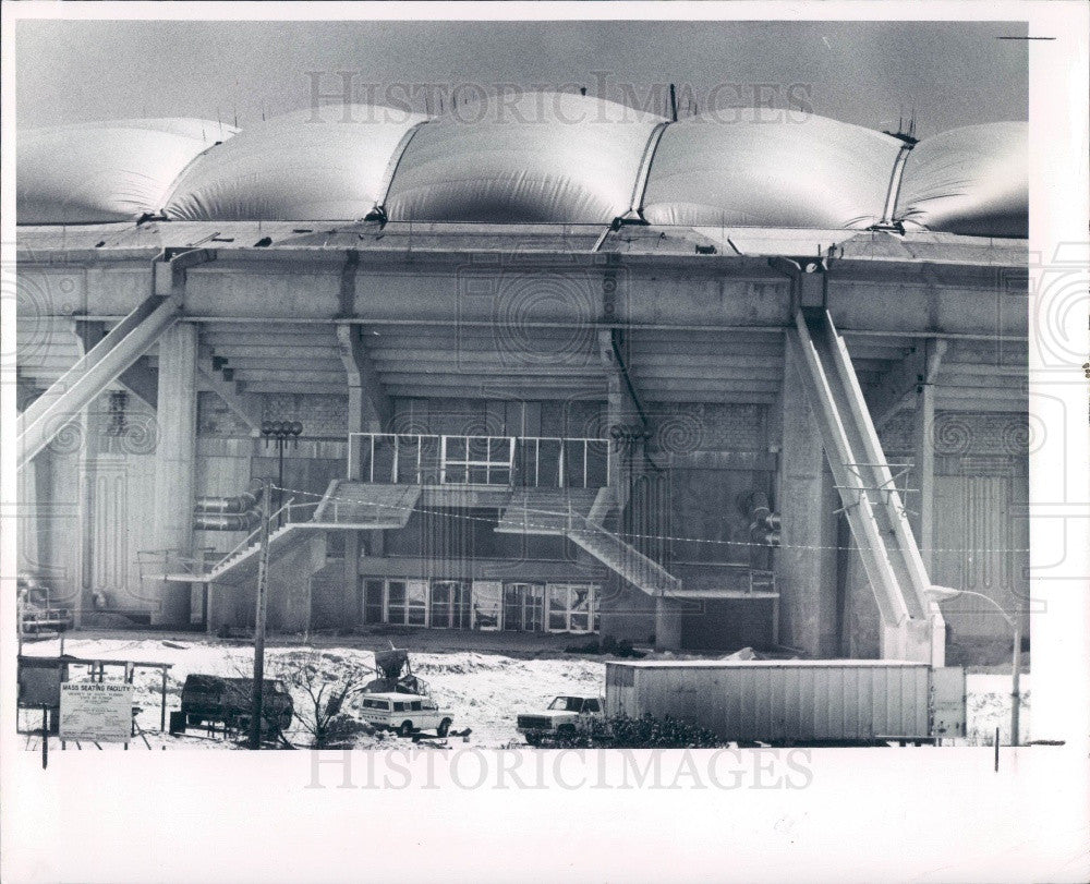 1980 University of South Florida Sun Dome Construction Press Photo - Historic Images