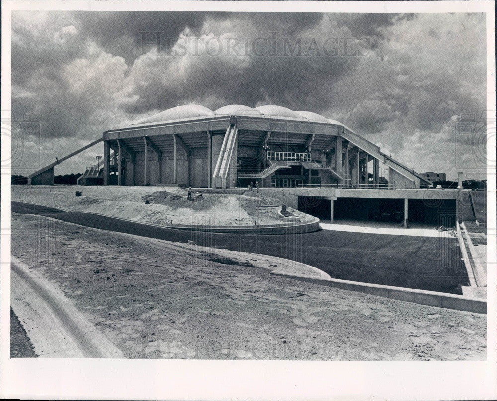 1980 University of South Florida Sun Dome Construction Press Photo - Historic Images