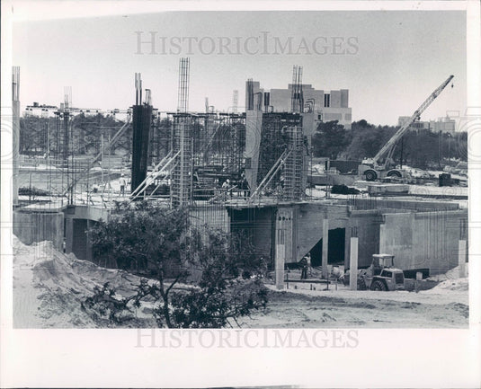 1978 University of South Florida Sun Dome Construction Press Photo - Historic Images