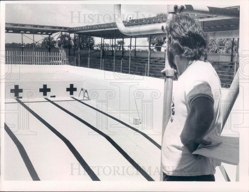 1971 University of South Florida Bay Campus Swimming Pool Press Photo - Historic Images