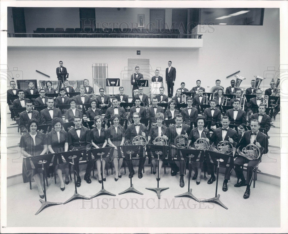 1964 University of South Florida Concert Band Press Photo - Historic Images