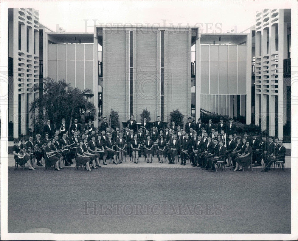 1967 University of South Florida Concert Band Press Photo - Historic Images