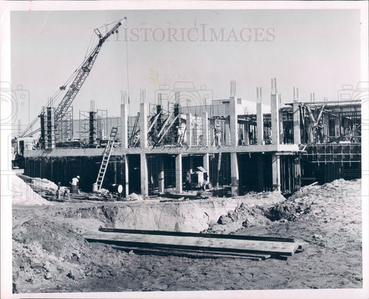 1965 University of South Florida Engineering Building Construction Press Photo - Historic Images