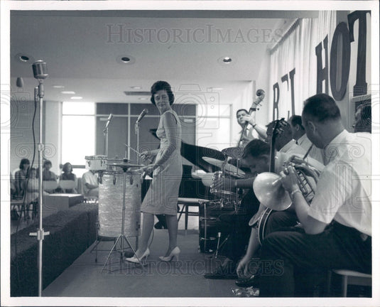1965 University of South Florida Band Red Hot Profs Press Photo - Historic Images