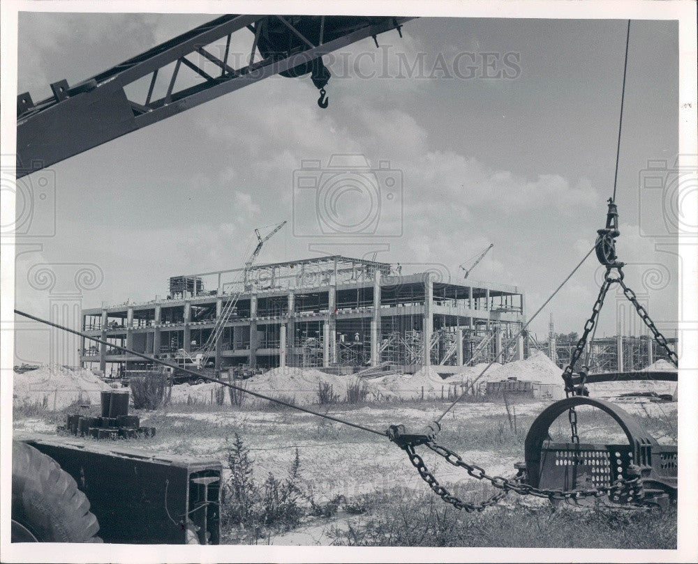 1963 University of South Florida Construction Press Photo - Historic Images