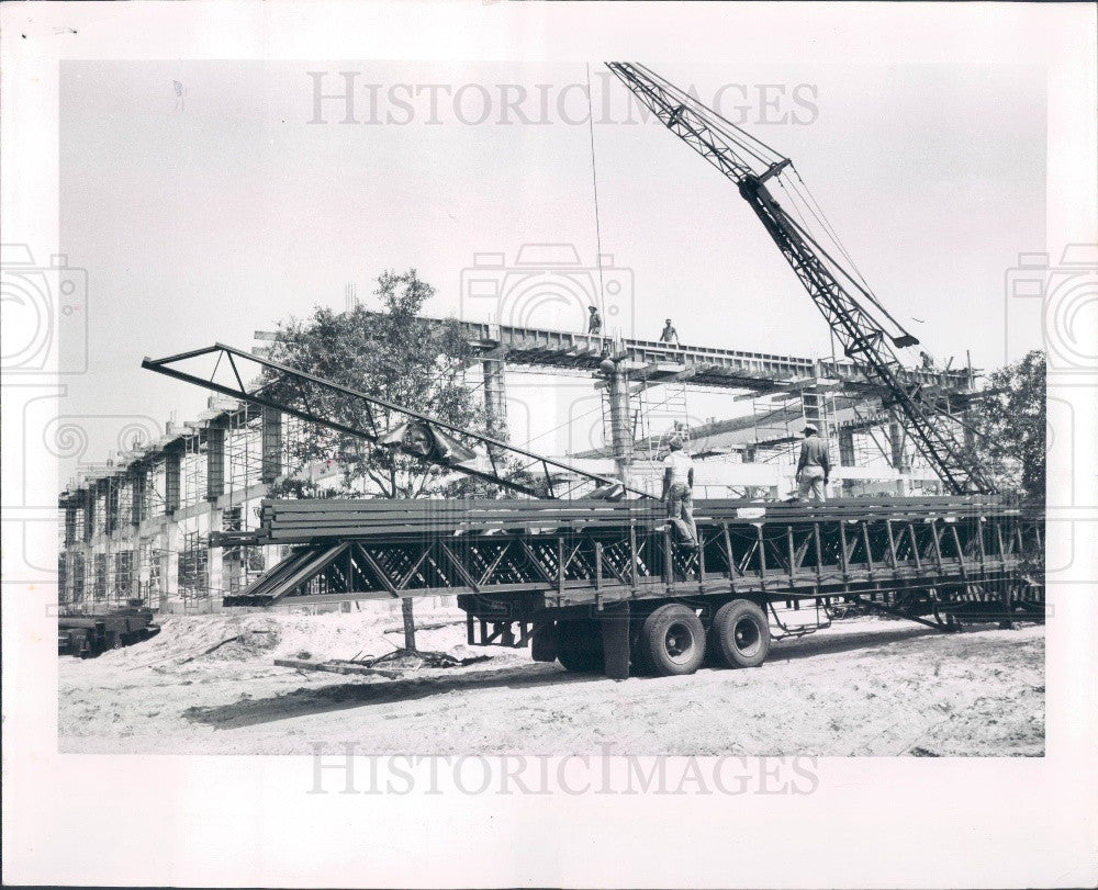 1959 University of South Florida Utilities Building Construction Press Photo - Historic Images