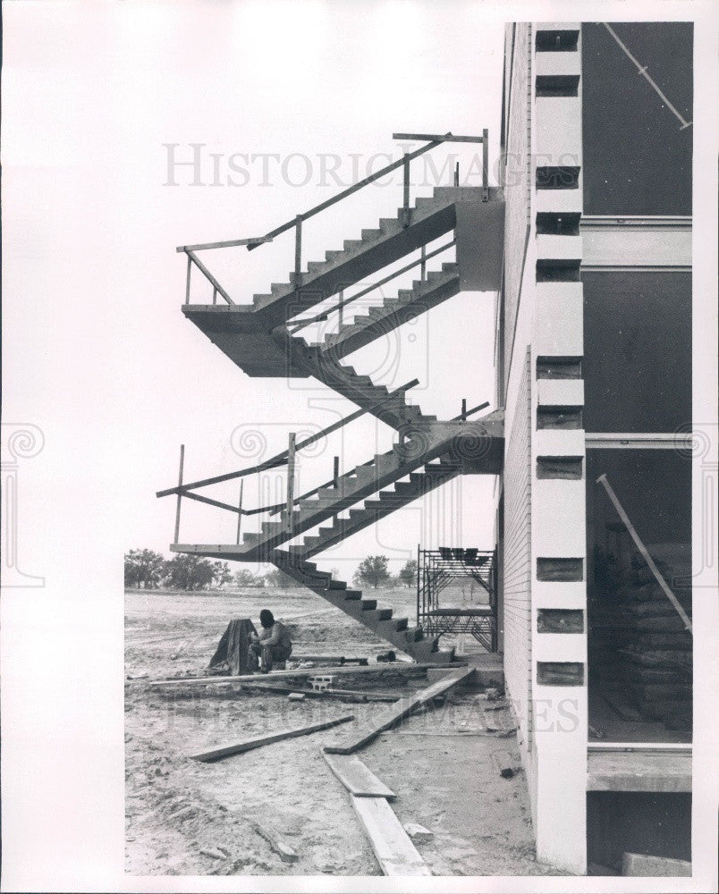 1959 University of South Florida Science Building Construction Press Photo - Historic Images