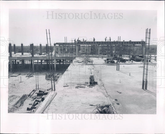 1959 University of South Florida Administration Construction Press Photo - Historic Images