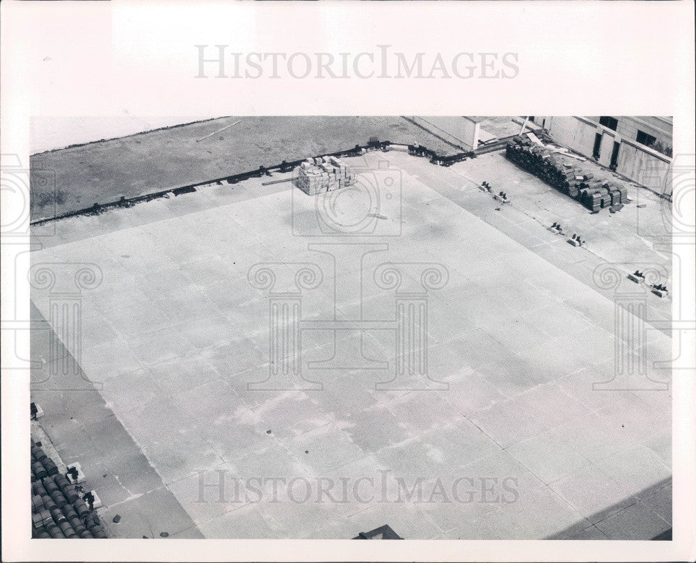 1967 St Petersburg Florida Theatre Roof Top Dance Floor Press Photo - Historic Images