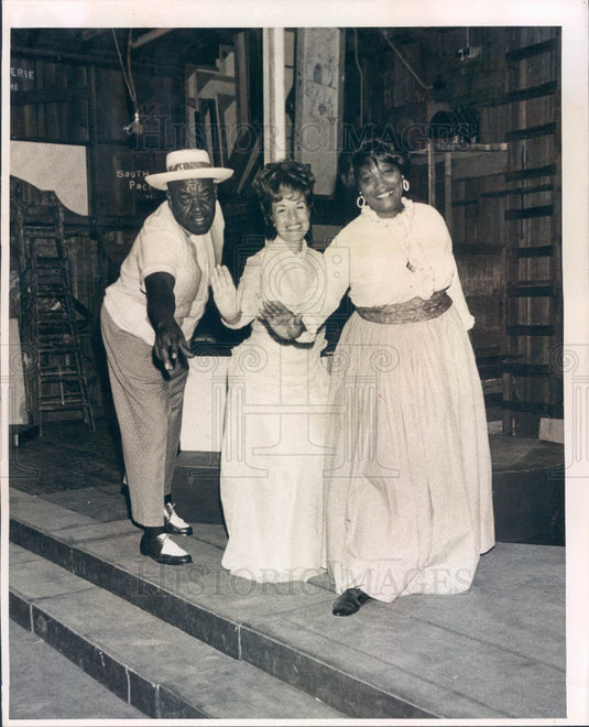 1966 Sarasota Florida Players of Sarasota in Show Boat Press Photo - Historic Images