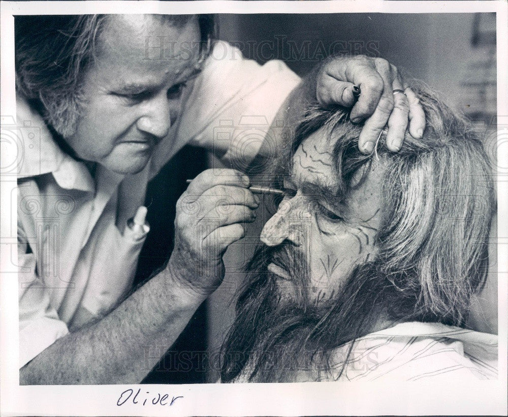 1977 Largo Florida Footlight Theater Makeup Artist Chris Corry Press Photo - Historic Images