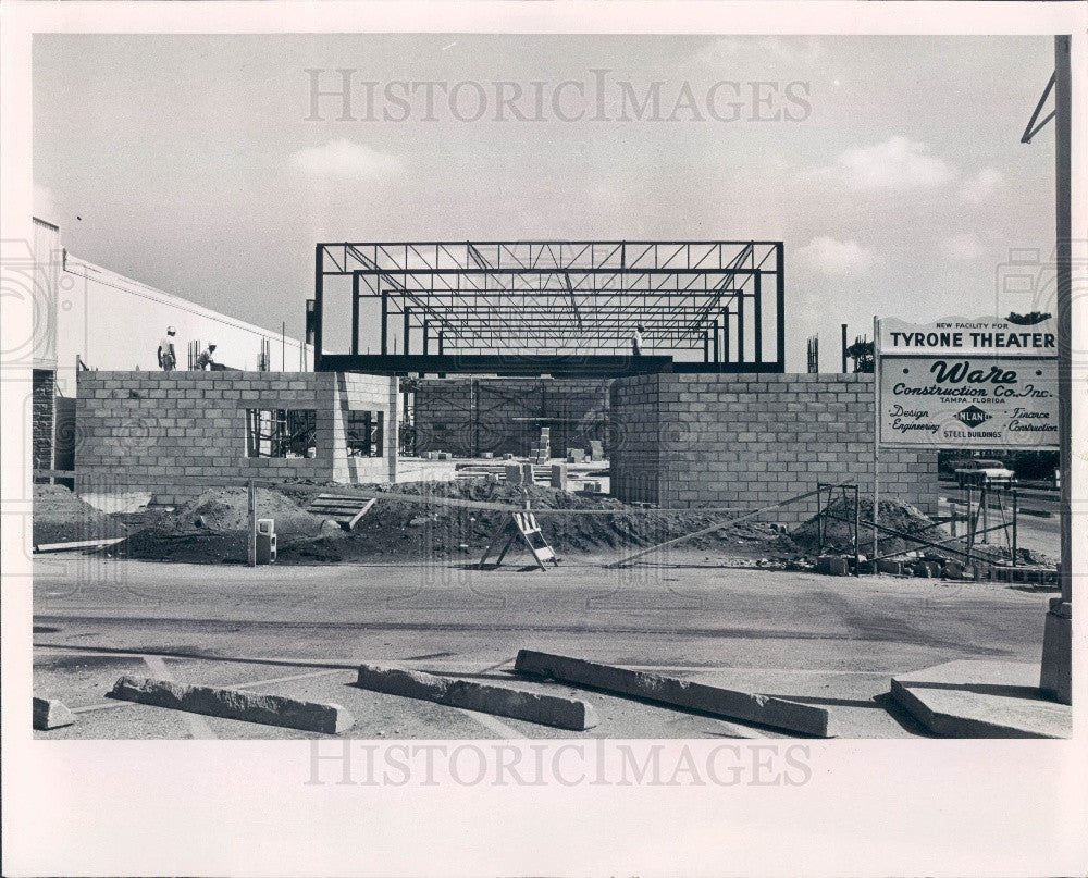 1965 St Petersburg Florida The Tyrone Theater Press Photo - Historic Images