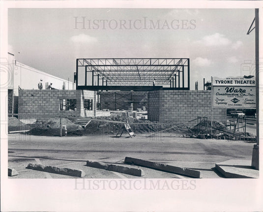 1965 St Petersburg Florida The Tyrone Theater Press Photo - Historic Images