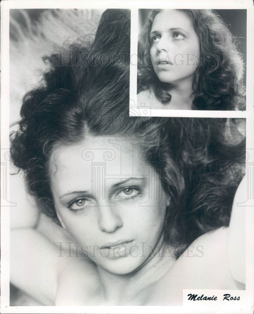 1971 Theater Actress Melanie Ross Press Photo - Historic Images