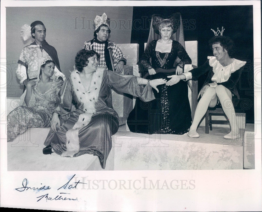 1977 St Petersburg Junior College Theater City Players Press Photo - Historic Images