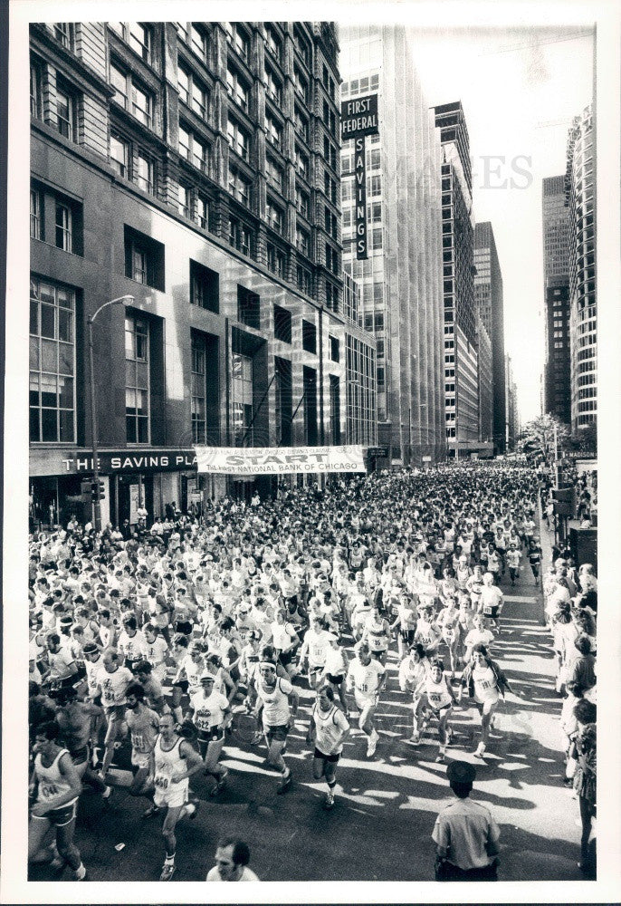 1979 Chicago, Illinois Lung Assn Marathon Press Photo - Historic Images