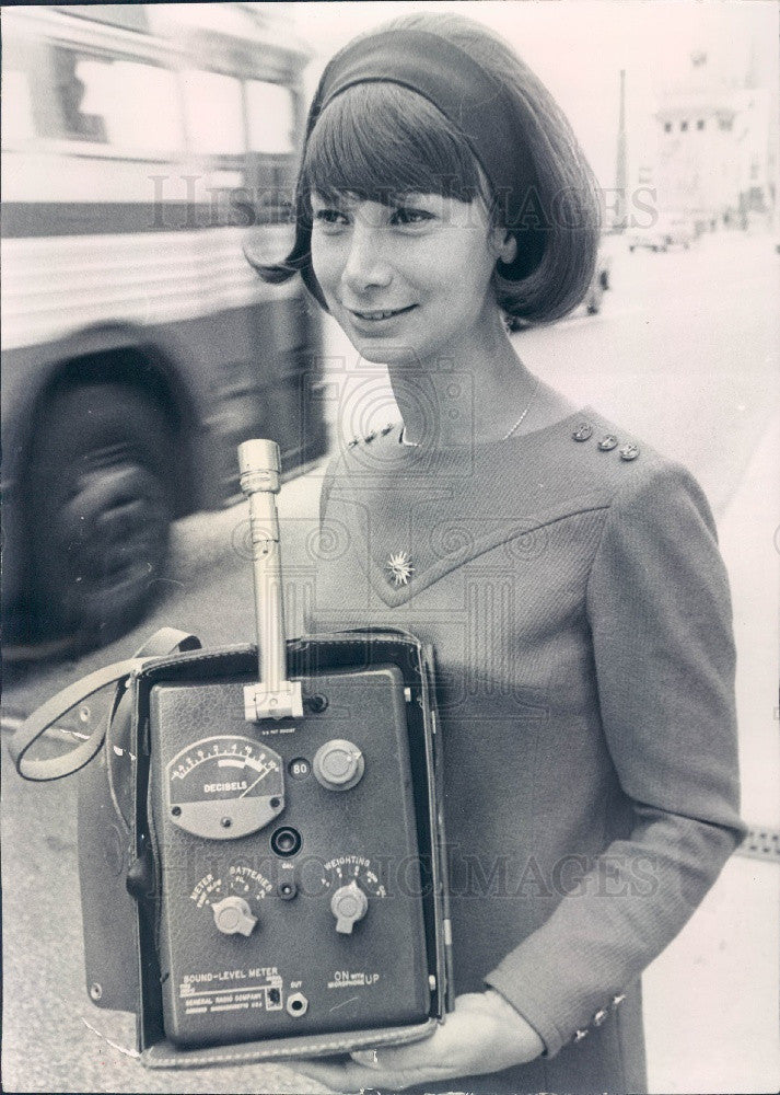 1966 Noise Meter Press Photo - Historic Images