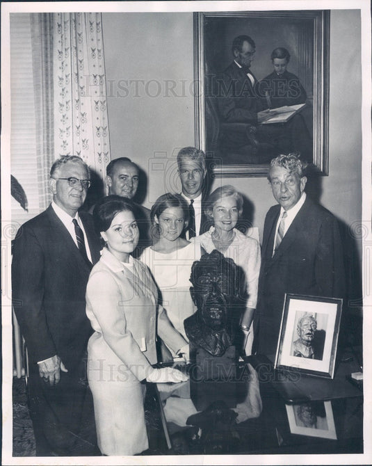 1966 Illinois Senator Everett Dirksen/CO Senators Allott & Dominick Press Photo - Historic Images