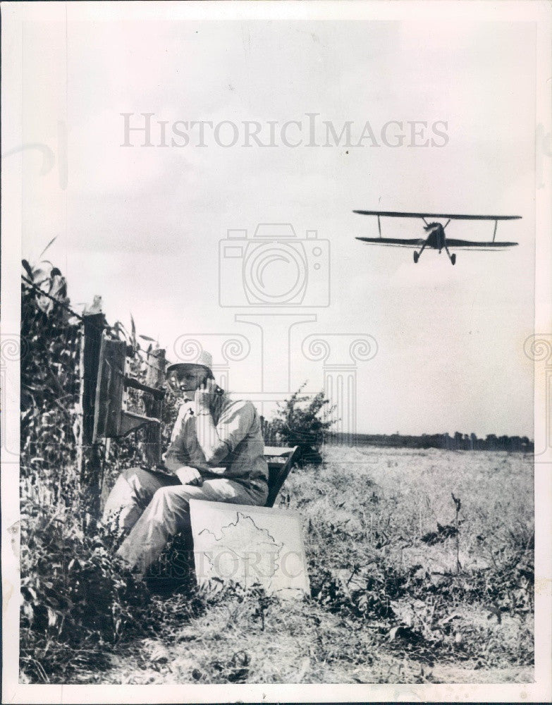 1955 Blackburn, Missouri War Against Grasshoppers Press Photo - Historic Images