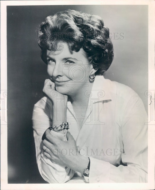 1960 Hollywood Actress & Comedian Peggy Cass Press Photo - Historic Images