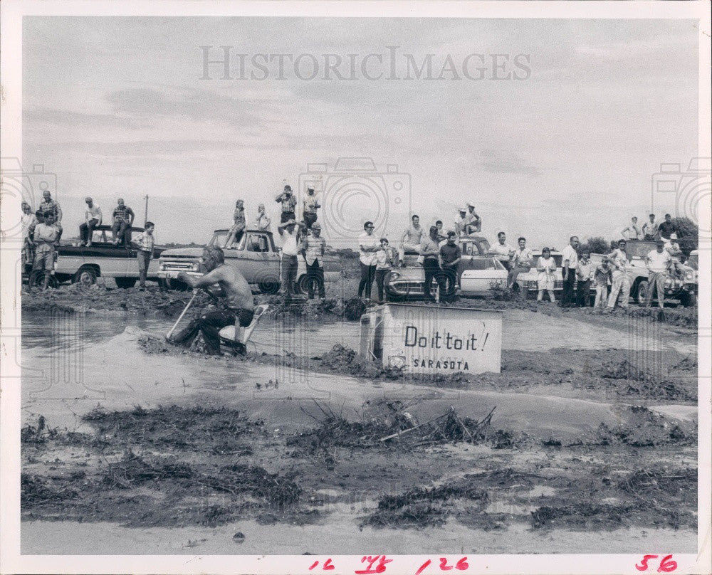 1968 Clearwater, Florida Swamp Buggy Race Press Photo - Historic Images