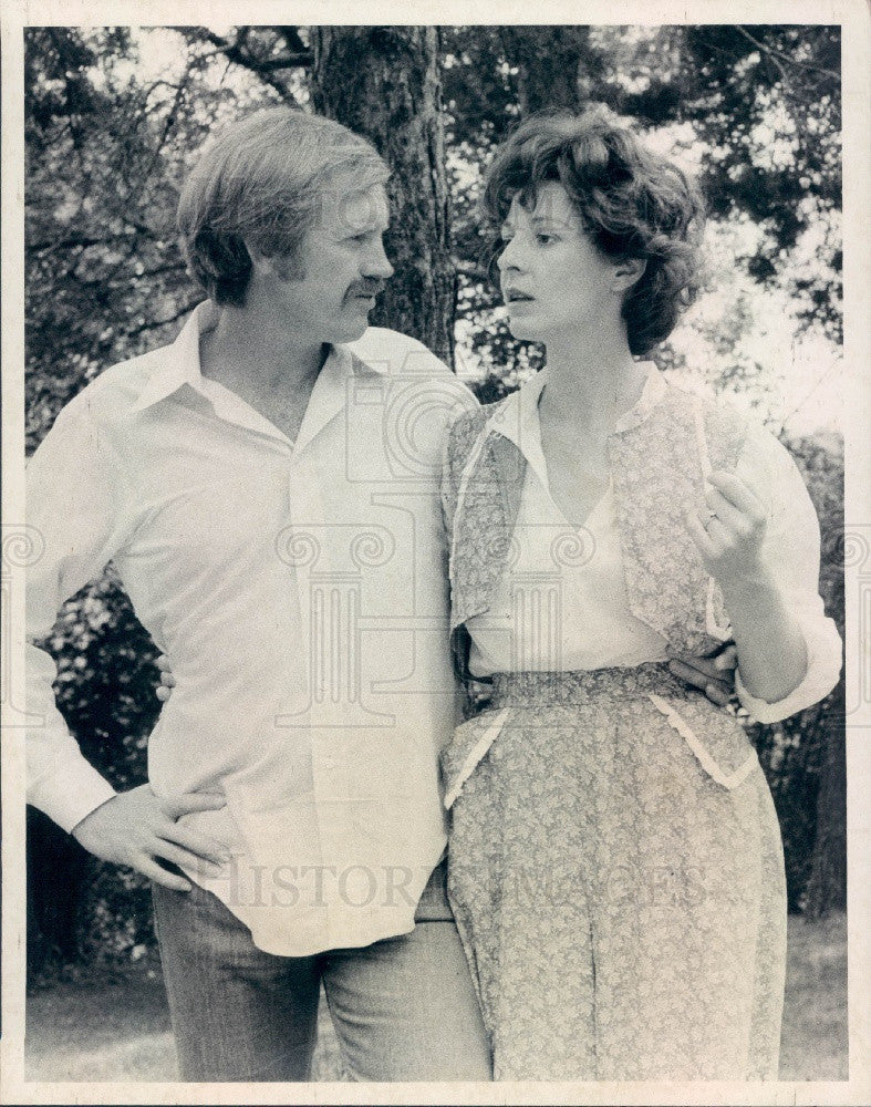 1978 Hollywood Actors Ronny Cox &amp; Jane Alexander Press Photo - Historic Images