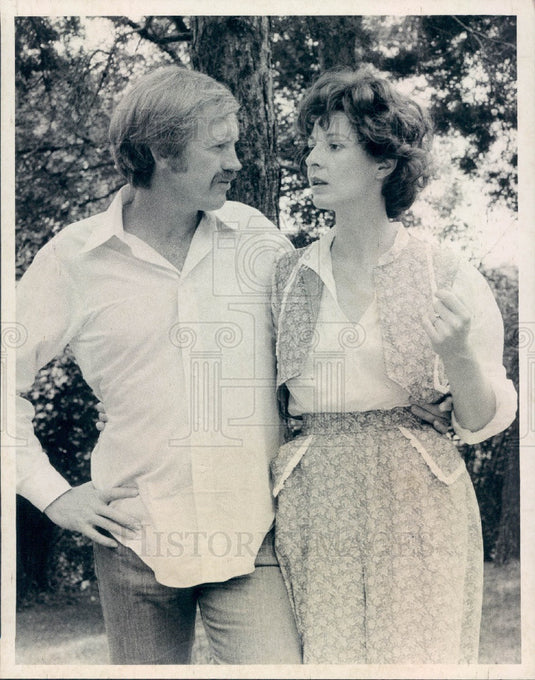 1978 Hollywood Actors Ronny Cox & Jane Alexander Press Photo - Historic Images