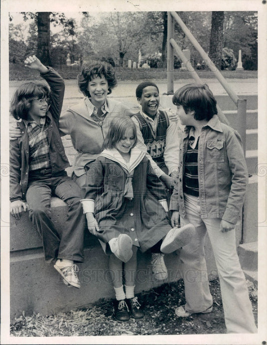 1978 Hollywood Actors Drew Buettow/Jane Alexander/Kris McKeon Press Photo - Historic Images