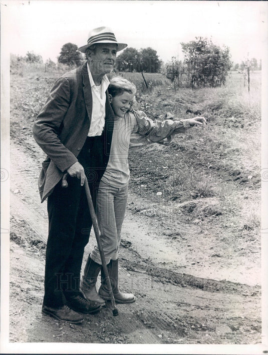 1978 Hollywood Actor Henry Fonda & Kristen Vigard Press Photo - Historic Images