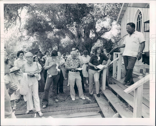 1975 African American Writer Alex Haley Press Photo - Historic Images