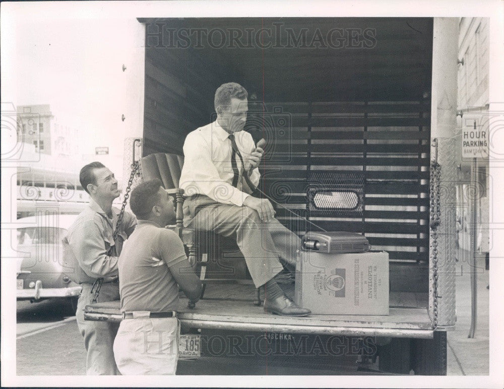 1961 Florida St Petersburg Times Purchasing Agent Gene Parrish Press Photo - Historic Images