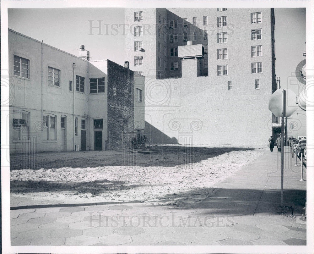 1966 Florida St Petersburg Times Newspaper Staff Parking Plaza Press Photo - Historic Images