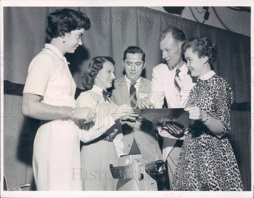 1954 Florida St Petersburg Times Newspaper Engraving Department Press Photo - Historic Images