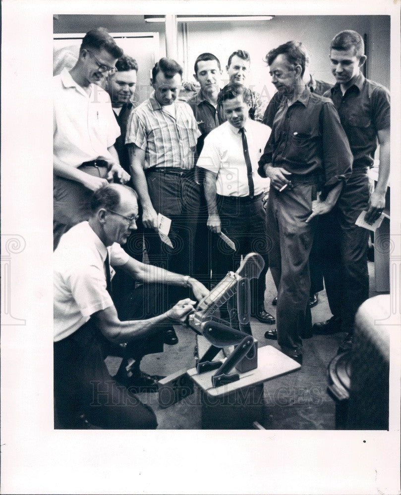 1965 Florida St Petersburg Times Newspaper Engraving Department Press Photo - Historic Images